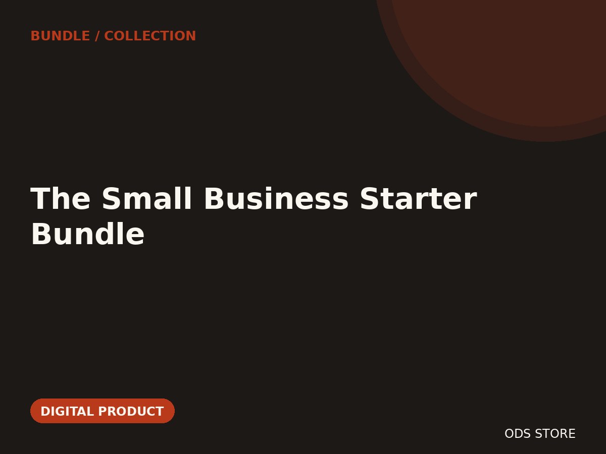 The Small Business Starter Bundle